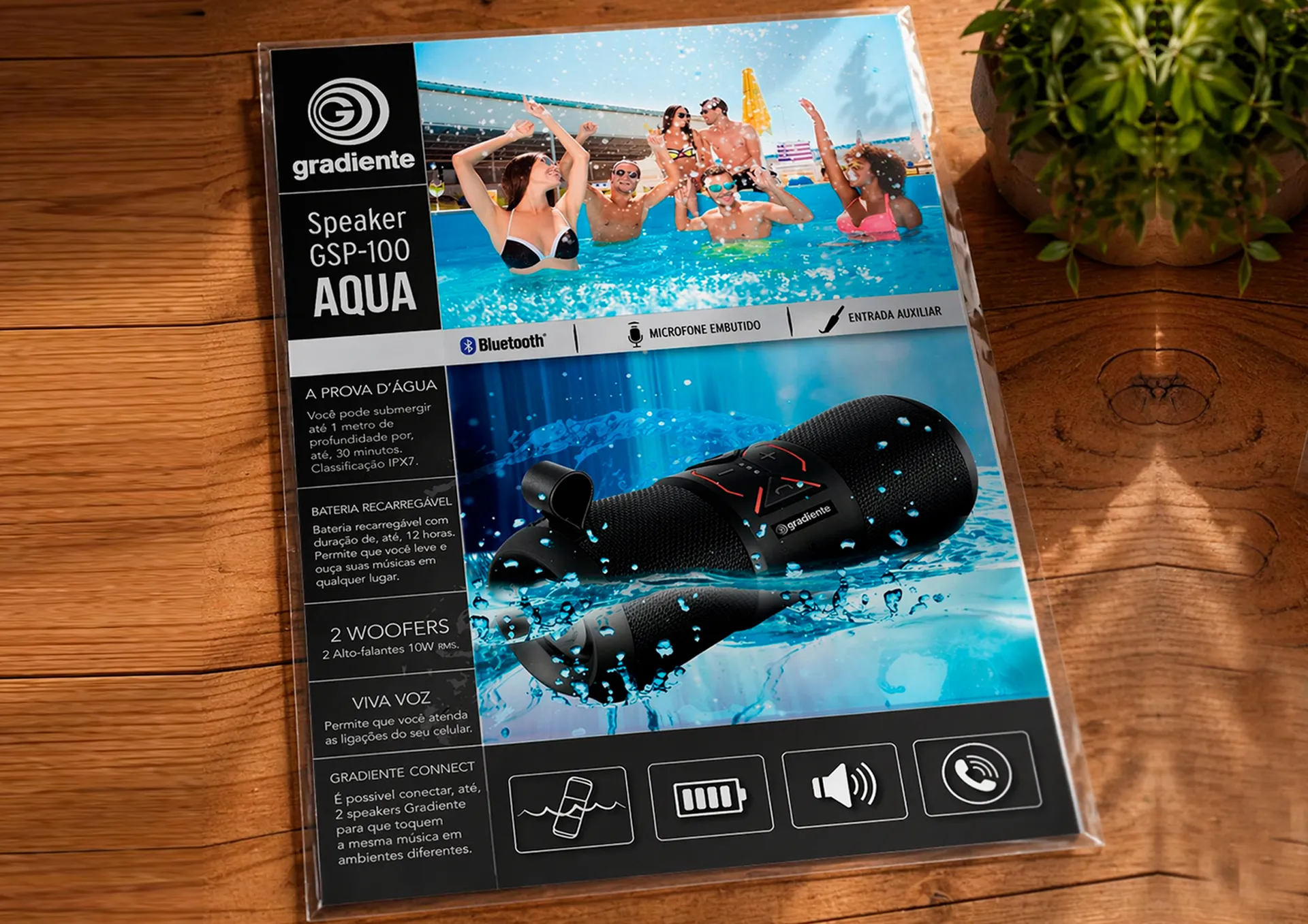 Identidade Visual para Speaker Bluetooth - Portfólio Abner Simão Design