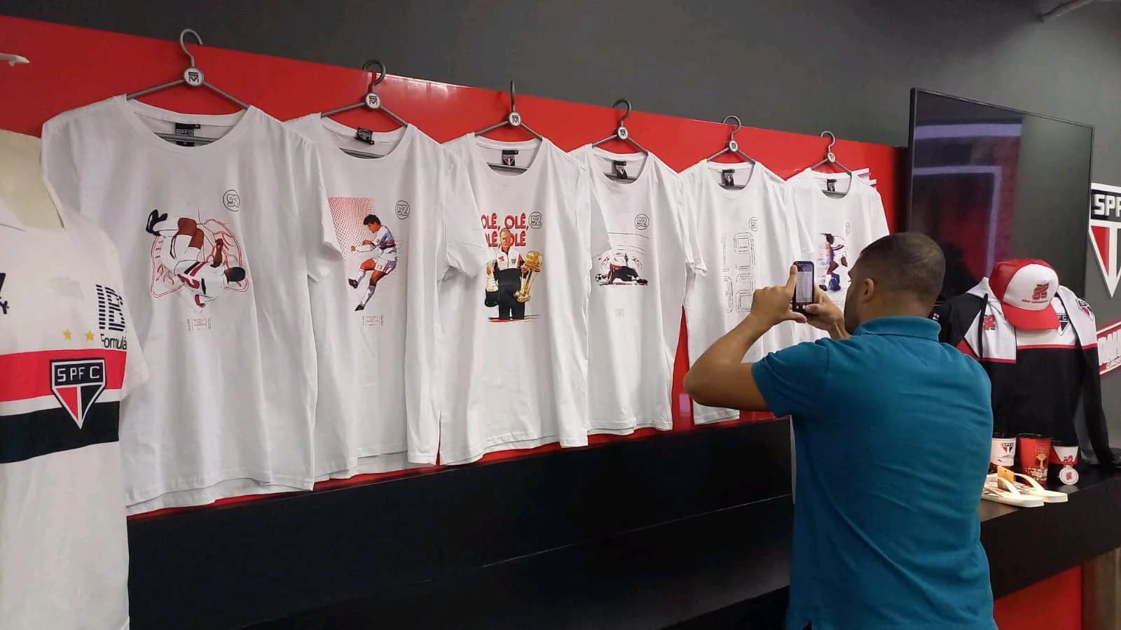 Detalhe Ilustração Camiseta SPFC