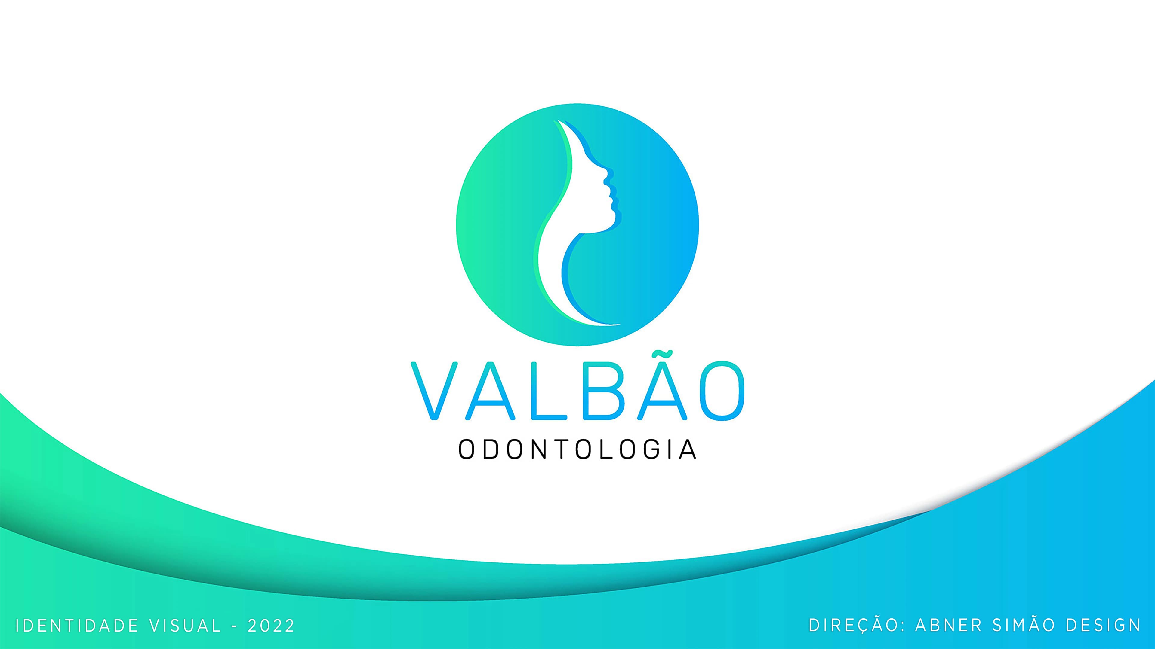Capa do projeto de identidade visual Valbão Odontologia