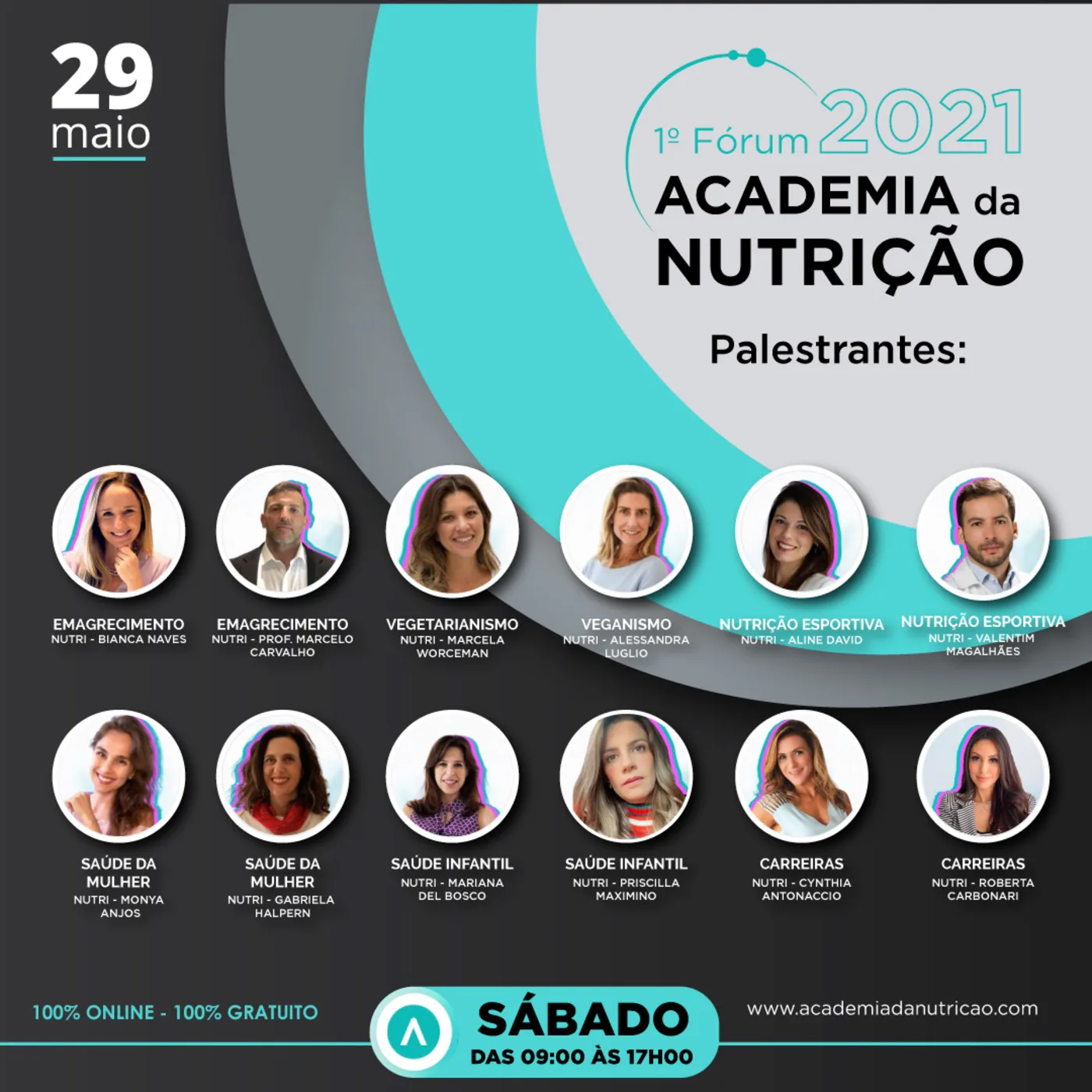 Comunicação Visual Evento Saúde e Nutrição