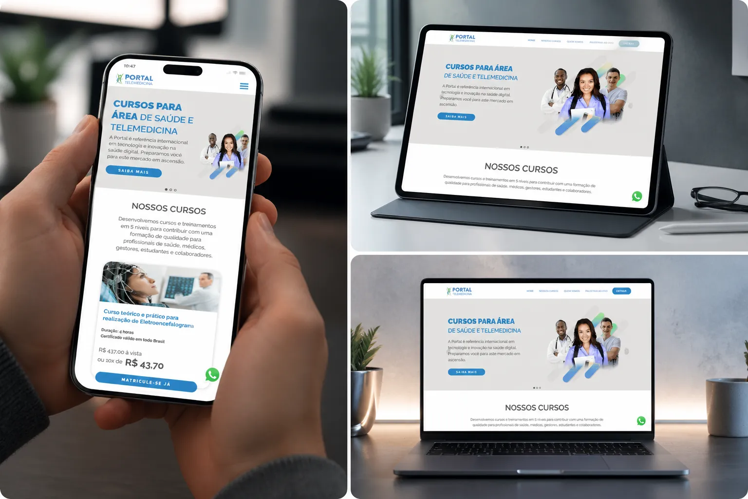 Portal Telemedicina — Thumbnail do projeto