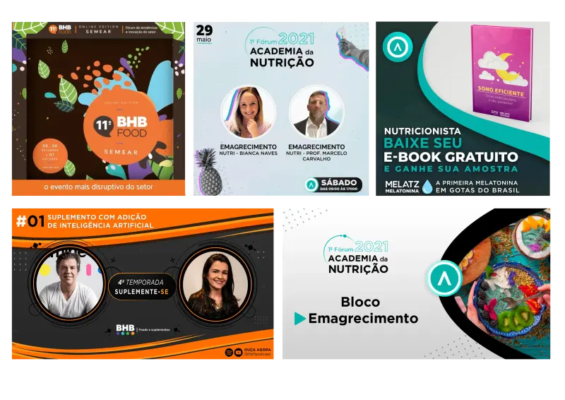 Ecossistema Visual para Grupo Equilibrium - Health Marketing